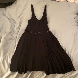 Black punk dress